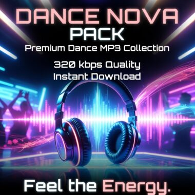 Pack MP3 Dance Nova: Căști premium, 320 kbps, descărcare instantă.