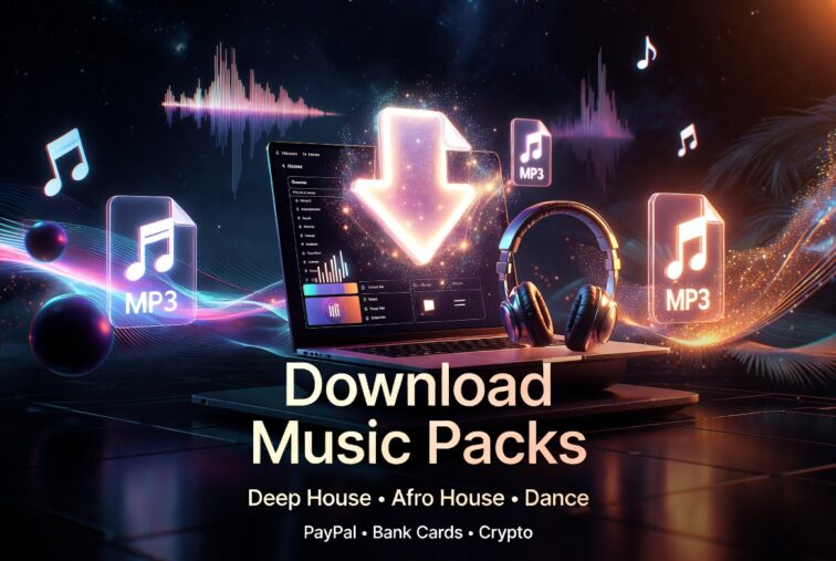 Descărcați pachete de muzică: Deep House, Afro House, Dance. Plăți PayPal, carduri, cripto.
